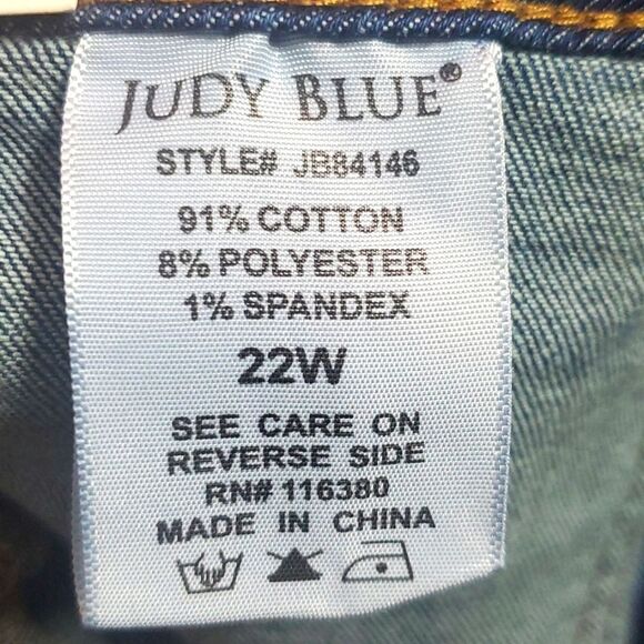 NEW JUDY BLUE FLARE FIT Size 22W - Picture 8 of 9